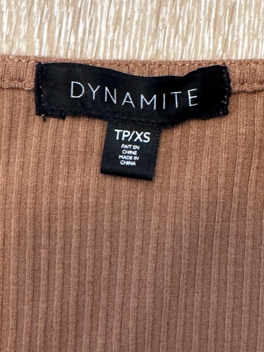 LONG SLEEVE CROP TOP WITH RING DETAIL XS - Picture 2 of 6